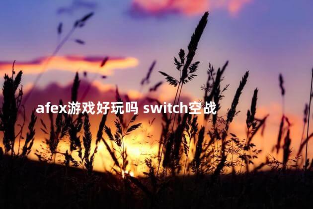 afex游戏好玩吗 switch空战游戏